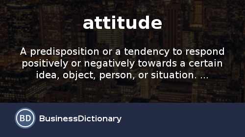 attitude